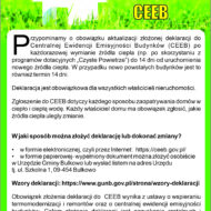 Aktualizacja deklaracji CEEB